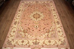 Tabriz Tappeto 360x260 (Iran) Annodato A Mano