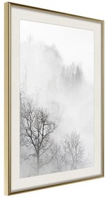 Poster  Zero Visibility  Cornice Quadri Cornice d'oro con passe-partout, Larghezza x Altezza Home decor 20x30