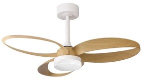 Ventilatore da soffitto Infinity marrone, Ø 92.6 cm, CCT, dimmerabile, MANTRA IP20