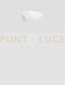 Modulor plafoniera applique m bianco satinato e bianco opaco 1 l32f...