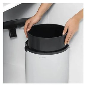 Bidone in acciaio da incasso bianco 15 L - Brabantia