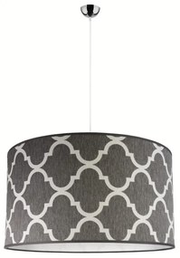 Duolla - Lampadario a sospensione con filo MAROKO 1xE27/40W/230V diametro 45 cm grigio/bianco