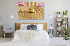 Quadro su tela – Giardino giapponese con elementi Feng Shui