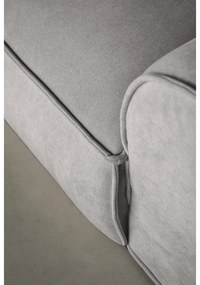 Divano componibile in grigio chiaro (con penisola a destra) Flex Felix – Miuform