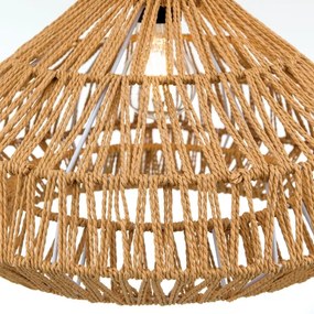 Orion HL 6-1813/1 - Lampadario a sospensione con filo BASKET 1xE27/40W/230V diametro 40 cm canapa