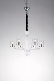 Lampadario Aurora Elegance Colore Bianco 40W