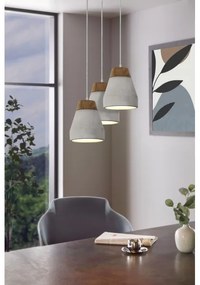 Eglo 95526 - Lampadario TAREGA 3xE27/60W/230V
