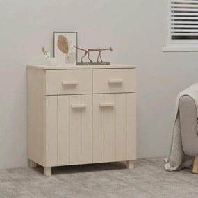 Credenza Hamar Ambra 79x40x80 Cm İn Legno Massello Di Pino /