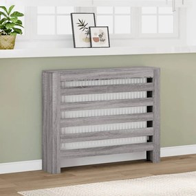 Copertura Termosifone Grigio Sonoma 104x20x82 Legno Multistrato /