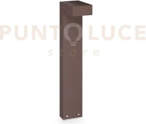Sirio paletto led 3000k 13w  1100 lm ip65 h60cm coffee