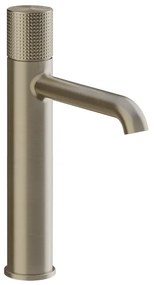 Miscelatore lavabo medio senza scarico brushed brass cesello 70406 Gessi