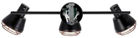 Faretto NERIA 3xE14/40W/230V nero/rame