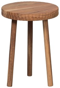 Tavolino rotondo in legno massiccio di acacia ø 32 cm Manzi - WOOOD