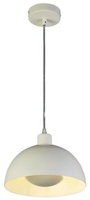 Searchlight 35411CR - Lampada a sospensione con cavo MARS 1xE27/60W/230V Ø 40 cm, color crema