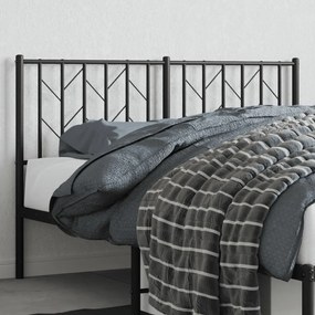 Testiera İn Metallo Nero 135 Cm /