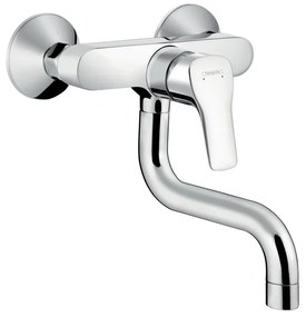 Rubinetto da cucina My Sport orizzontale argento,  cromato HANSGROHE