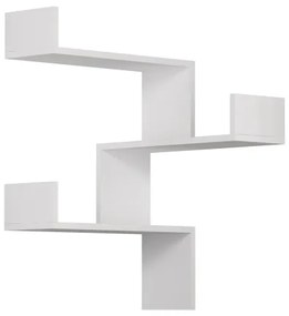 Mensola angolare LUKSA 90x60 cm bianca