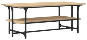 Tavolino da Salotto Rovere Sonoma 100x50x40cm Legno Multistrato
