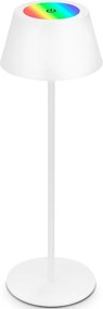 Brilo - LED RGB lampada da tavolo ricaricabile a sfioramento KIKI LED/2,6W/5V IP44 2600 mAh bianco