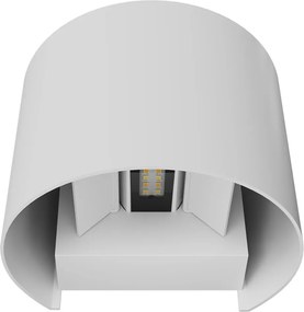 Applique LED 12W Bidirezione Curvo IP65 CCT con LED OSRAM - Bianca