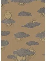 Cole & Son Carta da parati Soli e Nuvole - Gold on Gold