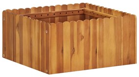 Letto Rialzato Da Giardino 50x50x25 Cm Legno Massello Di Acacia /