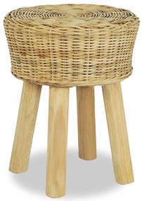 Sgabello Da Bar İn Rattan Naturale /