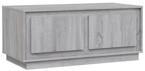 Tavolino da salotto grigio sonoma 102x50x44cm legno multistrato