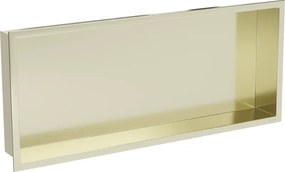 Mexen X-Wall-R mensola ad incasso con flangia 75 x 30 cm, oro satinato - 1950753010