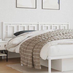 Testiera İn Metallo Bianco 200 Cm /