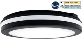 Top Lampada - Lampada LED da bagno COMET LED/24W/230V IP54 diametro 30 cm nero