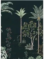 Isidore Leroy Carta da parati panoramica Jardin des Oiseaux Nuit - Panel B