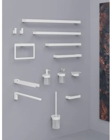 Gedy - Portarotolo per carta igienica PIRENEI bianco opaco