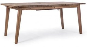 Tavolo per esterno allungabile in legno VARSAVIA 180-240x90x h76 cm