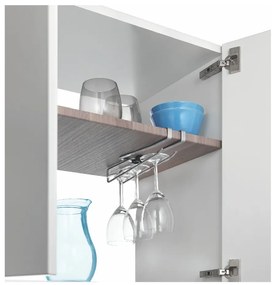 Supporto da appendere per tazze, bicchieri o strofinacci da cucina , lunghezza 8 cm - Metaltex