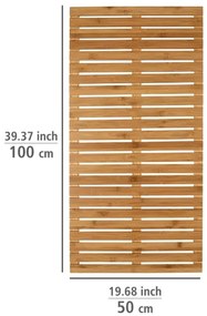 WENKO 24611100 - Zerbino BAMBUSA 100x50 cm marrone