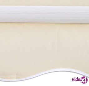 vidaXL Tendone Parasole in Tela Crema 350x250 cm