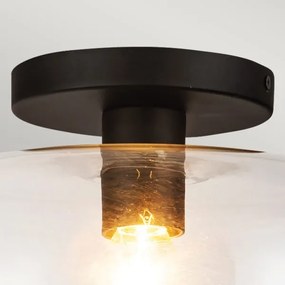 Alora Mood ALM-SYLVIA-SF-BK-CL - Plafoniera SYLVIA 1xE27/60W/230V nera