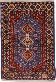 Yalameh Tappeto persiano 120x80 Blu (Iran) Annodato A Mano
