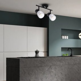 Faretto BEST 2xE14/40W/230V nero