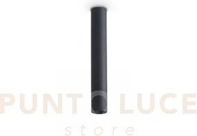 Look led round applique d.3cm 5w on-off 600 lm 3000 k 20cm nero