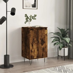 Credenza Rovere Fumo 40x35x70 Cm İn Legno Multistrato /