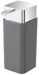 Dispenser Sapone Liquido In Plastica Grigio Da Appoggio Star