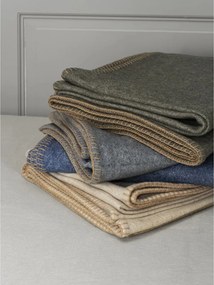 Coperta beige con lana 145x200 cm Ahwi - Blomus