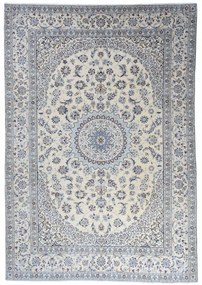 Nain Tappeto 240x350 Beige (Iran) Annodato A Mano