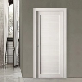 Porta interna scorrevole Malmo in legno di abete laminato colore acero, L 80 x H 210 cm, apertura reversibile