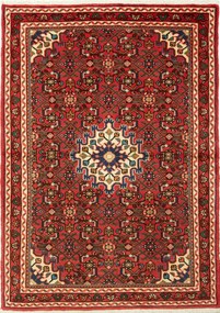Hamedan Tappeto 110x150 (Iran) Annodato A Mano
