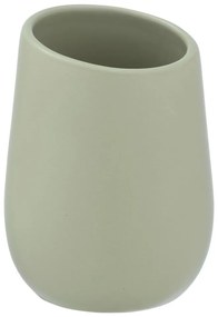 Tazza in ceramica verde per spazzolini da denti Badi - Wenko