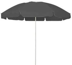 Ombrellone Da Spiaggia Antracite 240 Cm /