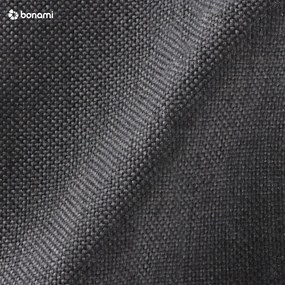 Letto singolo imbottito grigio scuro con griglia 90x200 cm - Cosmopolitan Design